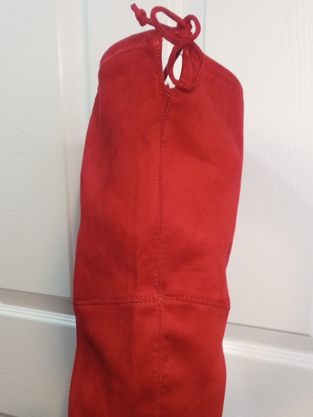FASHION NOVA RED THIGH HIGH BOOTS - Picture 13 of 14